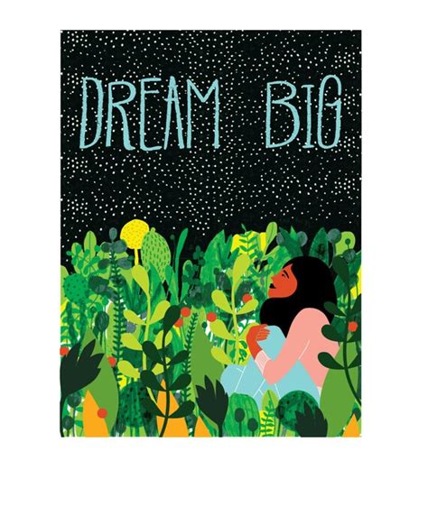 Dream Big Giclee Art Print of an Original Illustration | Etsy