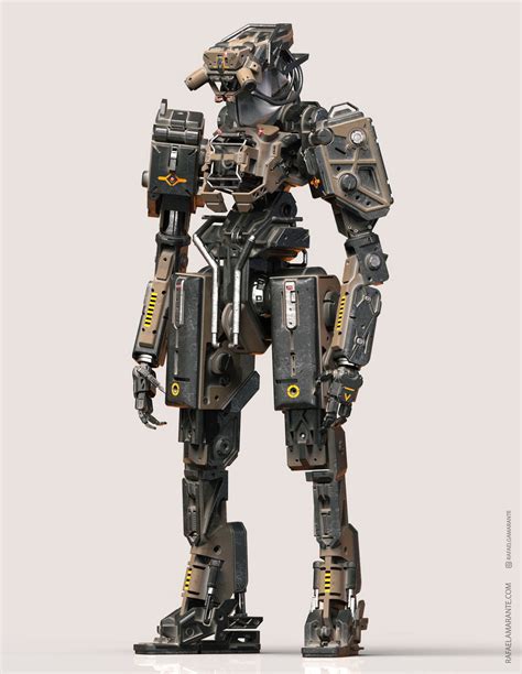 ArtStation - CR-T, Rafael Amarante | Futuristic robot, Robots concept ...