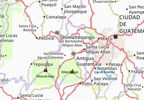 MICHELIN Jocotenango map - ViaMichelin