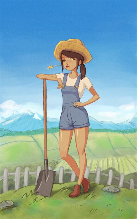 ArtStation - Farmer Girl