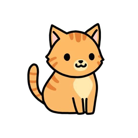 This item is unavailable - Etsy | Orange tabby cats, Cat stickers, Cute doodles