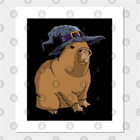 capybara gift and capybara halloween costume - Capybara Costume - Posters and Art Prints | TeePublic