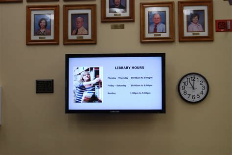 LCD Displays: Libraries Improve Visitor Experience by Upgrading Bulletin Boards to Electronic ...