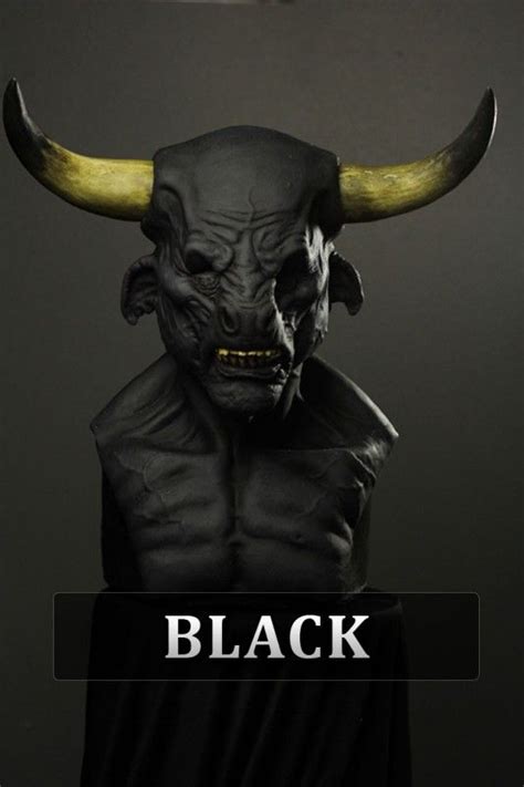 Minotaur Silicone Mask | Horror masks, Fantasy art warrior, Immortal masks