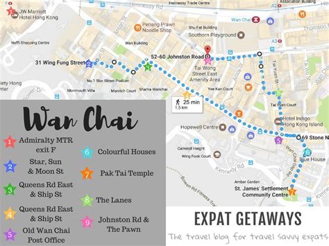 Wan Chai map - Hong Kong Wan Chai map (China)