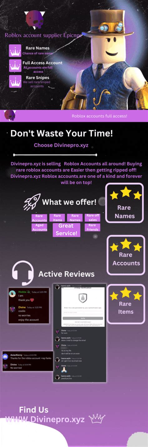 SOLD - Rare Roblox Accounts / rare items / rare names / rare offsales Divinepro.xyz - EpicNPC