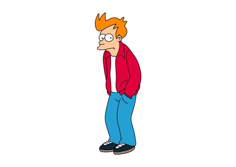 Philip J Fry Futurama Vector - SuperAwesomeVectors