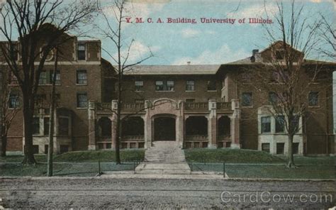 YMCA Building, University of Illinois Urbana, IL Postcard