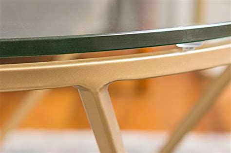 New Geometric Glass Nesting Coffee Tables in Gold SALE Coffee Tables ...