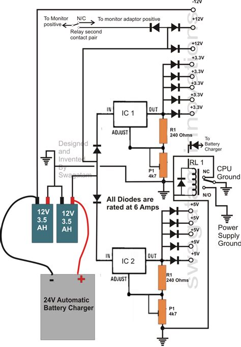 Computer Ups Circuit Diagram