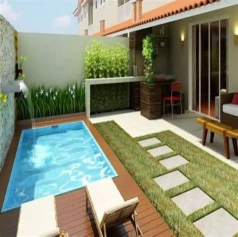 Quintal com Piscina: +64 Ideias Incríveis para Aproveitar Espaço ...