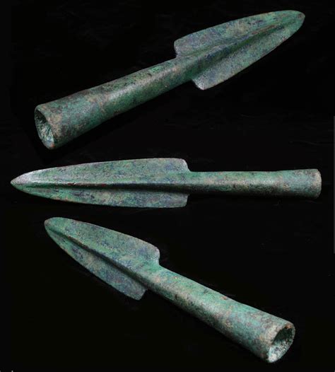 Bronze Age spear heads,javelins,arrowheads collection