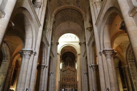 Interior of Coimbra old cathedral, Portugal | Cathedral, Coimbra, Tours