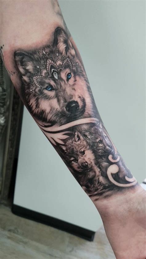 mother wolf and cub tattoos - bootscootinboogielinedancetutorial