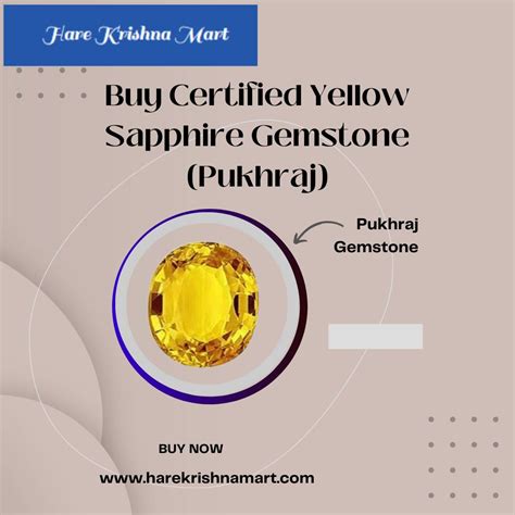 Original Pukhraj Stone Price in India - Hare Krishna Mart – Hare krishna Mart