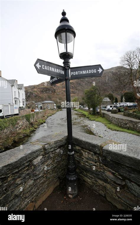 Beddgelert, Snowdonia, Gwynedd, Wales,UK Stock Photo - Alamy