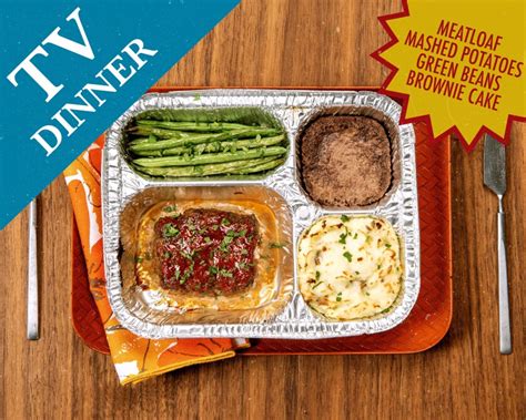 This Emmy awards homemade TV dinner recipe has meatloaf and mashed ...