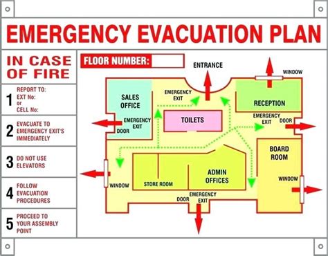 Hotel Emergency Evacuation Plan Template