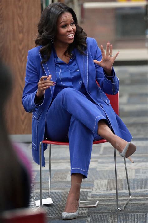 Michelle Obama's Sequined Suit Is Everything - WSBuzz.com