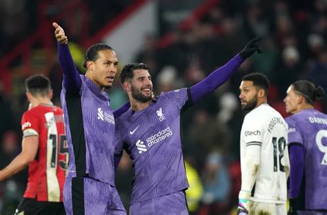 Virgil van Dijk and Dominik Szoboszlai goals ensured Liverpool ruined Chris Wilder's Sheffield ...