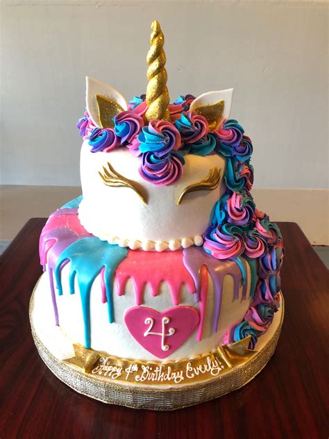 Unicorn Birthday Cake - Adrienne & Co. Bakery | Unicorn birthday cake ...