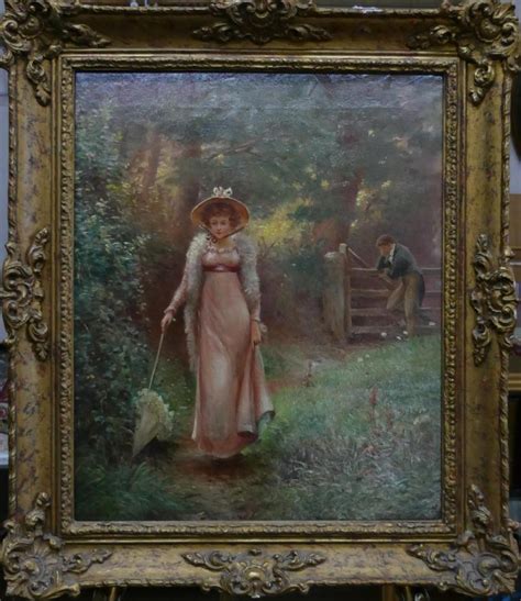 Bid Now: H.S PERCY (BRITISH,1863-1932) OIL PAINTING - January 2, 0123 1 ...