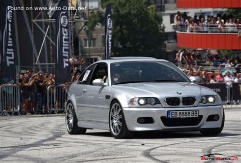 2000 BMW M3 Coupe (E46) 3.2i 24V (343 Hp) | Technical specs, data, fuel consumption, Dimensions