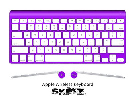 The Solid State Purple Skin For The Apple Wireless Keyboard – DesignSkinz