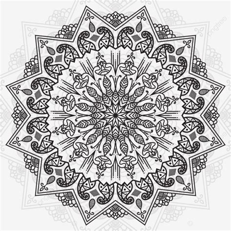 Diwali Rangoli Vector PNG Images, Mandala Design Outline Happy Diwali Rangoli, Diwali Rangoli ...