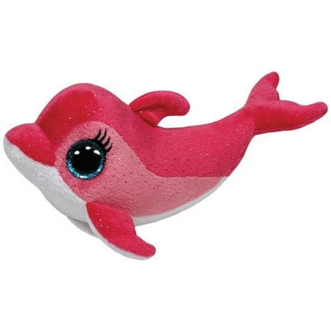 TY Beanie Boos - Surf the Pink Dolphin (Glitter Eyes) Small 6" Plush - Walmart.com - Walmart.com