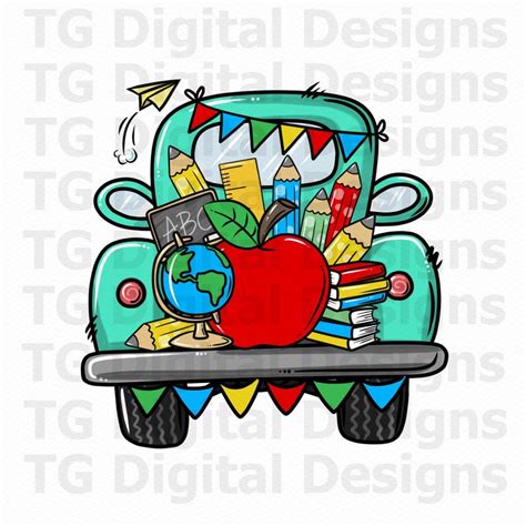 Back to School PNG Teacher PNG School PNG Teacher Clipart | Etsy