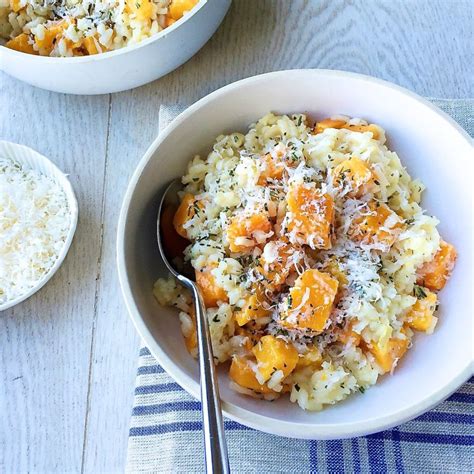 Best Butternut Squash Risotto with Rosemary and Parmesan Recipe-How to Make Butternut Squash ...