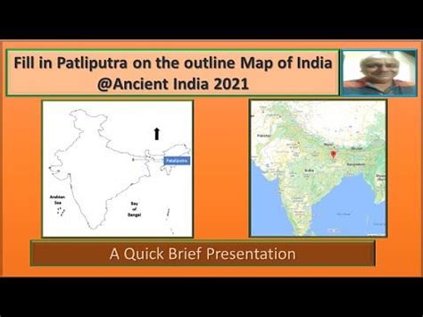 Fill Patliputra in the Outline map of India @Ancient India #patliputra ...