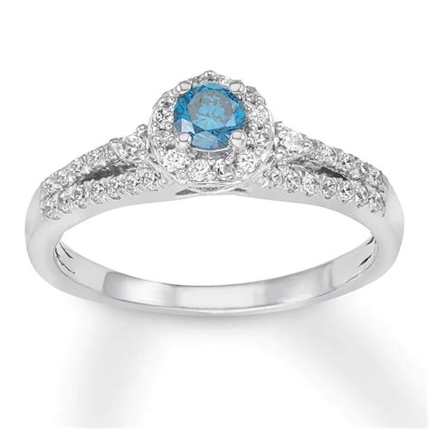 8 Blue Diamond Engagement Rings We Love - Ring Goals