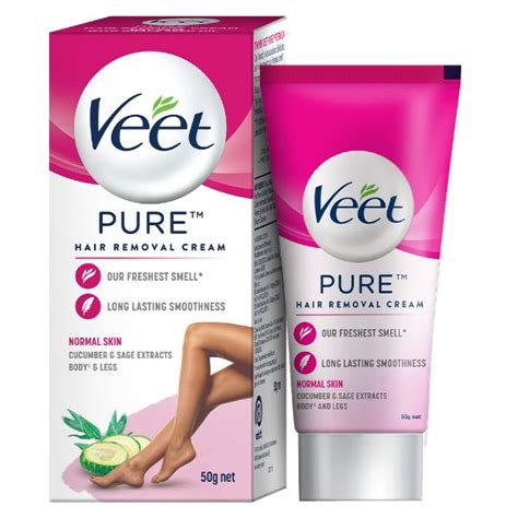 Buy Veet Hair Removal Cream - Silk & Fresh for Normal Skin 50 gm online at best price-Hair Removers