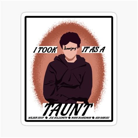 "Lovejoy - Taunt (GNF)" Sticker for Sale by AlsoAlsoAlso | Redbubble