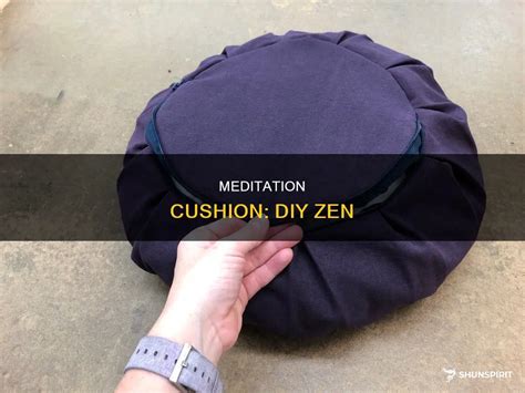 Meditation Cushion: Diy Zen | ShunSpirit