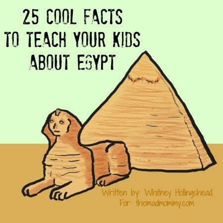 25 Cool Facts To Teach Your Kids About Egypt! | Ancient egypt lessons ...