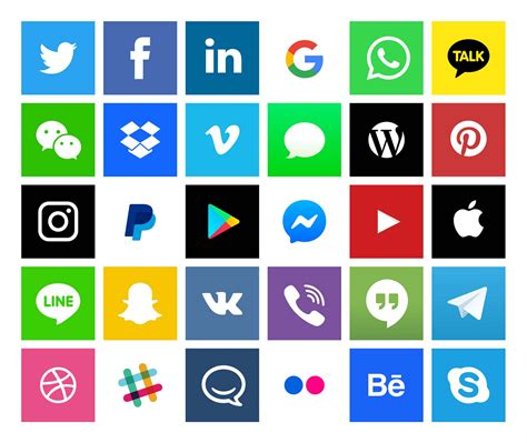 Free Social Media Vector Icons (AI)