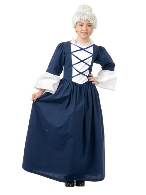 Martha Washington Child Costume - PartyBell.com