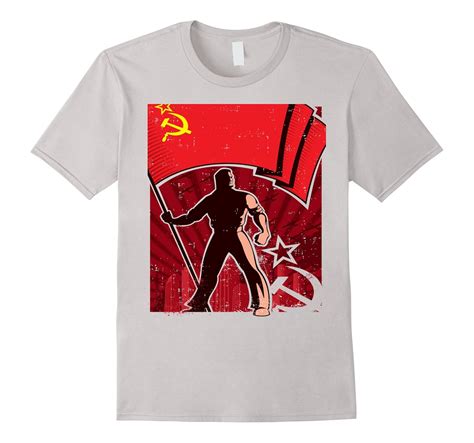 Flag Bearer CCCP, SSSR Flag of the Soviet Union T-Shirt-CL – Colamaga