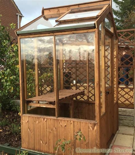 Cotswold Small 4x4 Wooden Greenhouse | Greenhouse Stores | Wooden greenhouses, Greenhouse ...