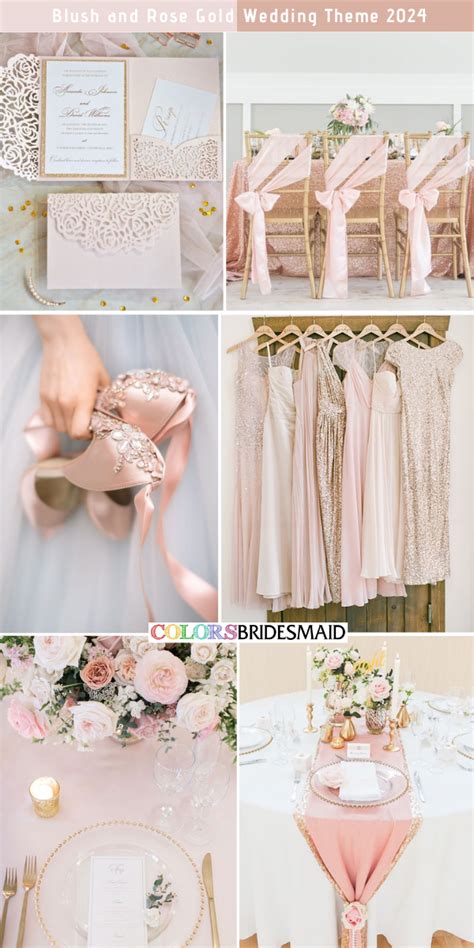 Rose Gold Wedding Theme 2024 - ColorsBridesmaid