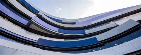 Interpol Singapore Headquarters | Looking up at Building from Foot of ...