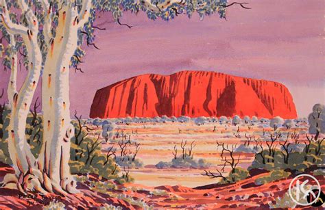 Uluru by Peter Taylor Tjutjatja from Alice Springs, Central Australia ...