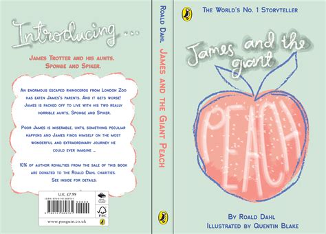 James and the Giant Peach Book Cover on Behance