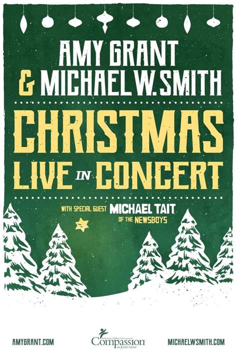 Amy Grant & Michael W. Smith Announce Dates For 2023 Christmas Tour ...