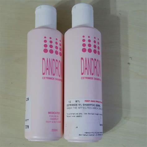 Dandron Cetrimide Shampoo, Beauty & Personal Care, Bath & Body, Body Care on Carousell