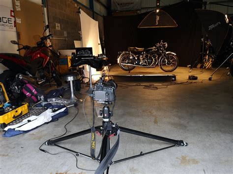 Photographing The Bridge Motorcycles (Exeter) 1953 Vincent Black Shadow ...