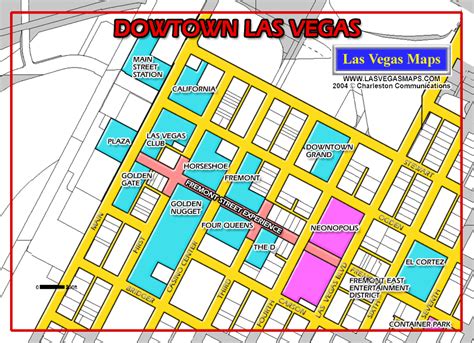 Las Vegas Maps - Downtown